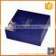 Blue luxury corrugated paper shipping box