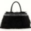 New Stylish Hot Selling Mongolian Lamb Fur Shoulder Bag for Luxurious Women with Competive Price Fur Bag