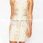 HP680093 china supplier dongguan wholesale off shoulder crossover bandage dress