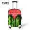 Wholesale 2016 Fashion Fruit watermelon printing hard cover clear luggage covers