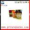 custom printed plastic small aluminum foil zip lock bag/foil zip lock bag