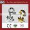 black white yellow zinc plated hex castle nut
