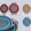 2-Piece Collapsible Collander Set Of Draining Basket Strainer
