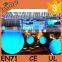 beautiful wedding inflatable LED balloon decorations/ inflatable led ball for sale made in china