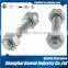 Different Types Astm A193 Gr B7 Dacromet Stud Bolt With 2h Heavy Hex Nut