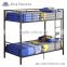 black adult double metal bunk bed Hot selling cheap metal bunk beds