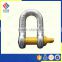 ZINC PLATED U.S. TYPE DROP FORGED BOLT TYPE ANCHOR SHACKLE