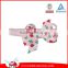 2015 Cute pink ladybug printing hair bow custom cartoon printing ribbon baby headband bulk