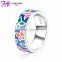 2016 Warmly Colorful Design Value 925 Silver Ring