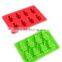 Square Toy Brick Shape Silicone Ice Cube & Robot Ice Tray Mould Cake Chocolate Mold
