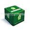 large capacity green tea powder tin can,square metal box for organic green tea,custom slimming tea tin packaging box