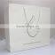 Cheap white paper handbag with custom printing