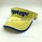 Custom design 100% cotton sun hats sports visor with 3D embroidery