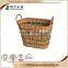 custom wholesale form china Unique designed foldable silicone wicker basket no handles