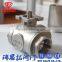 three way stainless steel ball valve with ISO5211 mounting