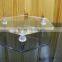 Clear Acrylic Hexagon Riser Tray Stand Display Holder for Cake Jewelry 10"X8.5"