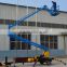 Factory trailer mounted towable spider boom lift/arm lift/sky lift table with diesel engine