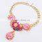 Hot Selling Flower Choker Collar Vintage Pendant Statement Necklace Women Necklaces & Pendants Fashion Necklaces for Women 2014