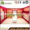 Unique clothes display rack / retail shopping mall clothes kiosk design for sale