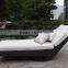 Outdoor Rattan Swivel Daybed Morden Wicker Furniture