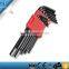 13-pc. Long Arm Hex Key Wrench Set, Metric