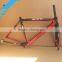 2015 chinese popular style carbon road bicycle frame for sale including frmae fork headsets clamp BSA black