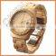 Bamboo wood watch ,Wooden watch & leather band watch