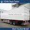 Heavy Duty 3 Axle Enclosed Cargo Trailer Box Truck Van Semi Trailer