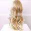 Fahion style light bloned wig synthetic hair wigs long curly women wigs wholesale