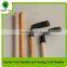 Natural wooden shovel handle rake and hoe stick handle for garden tools