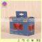 High quality cube shaped electronic packing cardboard box with handle