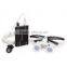 Black Dentist Dental Surgical Medical Binocular Loupes 2.5X 3.5X 320mm 420mm with LED Head Light Lamp