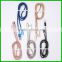 Newest spring metal mobile phone usb charger data cable for iphone