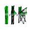 Folding Camping Chair Portable Fishing Beach Outdoor Collapsible Chairs-Green