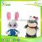 Custom company mascot plush dog toy