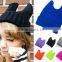 Cheap solid acrylic cat ear knitted hat