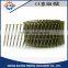 Screw shank coil nails / coil wire nails factory