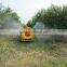 trailer type vineyard use farm garden fruit tree orchard boom tank air blast sprayer with high press diaphragm pump