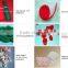 piano red keyboard felt and gaskets for piano