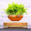 Artificial wooden effect magnetic suspension levitating plant pot