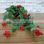 Artificial begonia flowers hanging