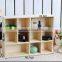 DIY display wood storage box cabinet on wall desk