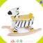 Wholesale high quality wooden baby rocking horse hot elephant shape wooden baby rocking horse W16D023