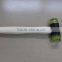 Rubber hammer 35mm with TPR hanlde wood handle
