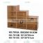 Small Portable Living Room Bookcase Modern Bamboo Book Shelf