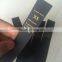 High quality customized black birthday ribbon rolled with golden logo