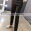 customized women slim skinny pants black trousers