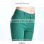 The New Fashion Korean Stitching Nine Points Pencil Feet Sexy Pants For Women 9674