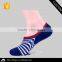 2015 COTTON wholesale men fashion simple candy wide stripes invisible boat socks