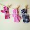 Boutique cotton baby headbands baby girls bowknot fancy hair band